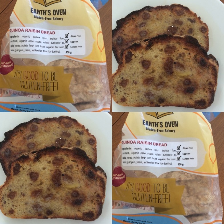 Quinoa Raison Bread from Earth's Oven Gluten-Free Bakery